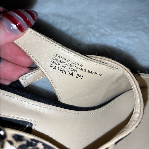 Violet & Red Leopard Print Heels - Picture 4 of 5